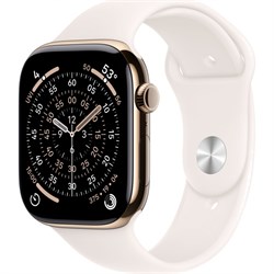 Apple Watch Series 11 42mm Gold Titanium Case with Light Blush Band (S/M) zLsKZIrvgtzNfRDeZAFBb3 - фото 34881