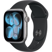 Apple Watch Series 11 42mm Space Gray Aluminum Case with Black Sport Band (M/L) BpTVOSV9jv2mCg9Csul4N0