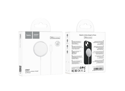 Беспроводное зарядное устройство Hoco CW47 original series 15W magnetic wireless fast charger Silver 6lTGDaaIhM3YQBZ03Effz3 - фото 17093