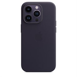 Чехол накладка iPhone 14 Pro Max Leather Case (Magsafe IC) Deep Violep v1OB2fRCiisrlG-DxTIEP2 - фото 17269