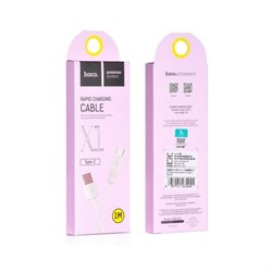 кабель hoco. x1 USB to Type - C 1m white p0140mbXgEf0UzZz7uSUW1 - фото 17585