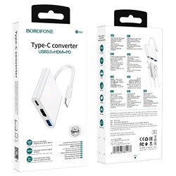 BOROFONE DH4 Type-C/USB/HDMI/PD 101827009934 - фото 19996