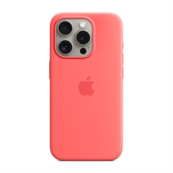 Чехол накладка iPhone 15 Pro Silicone Case MagSafe Guava lUy7GIVugvuq976yedRwB0 - фото 20058