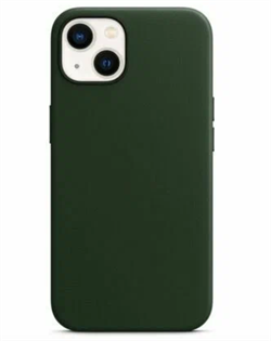 Чехол накладка iPhone 13 6.1" Leather Case (Magsafe IC) Clover Eghj-yBGhOJuZZA9CzFzq3 - фото 20170