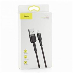 кабель USB to Lightning Baseus Чёрно/Серый 1м 2,4А PiQWQc9VgqAIHYaveYC0c0 - фото 20411