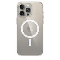Чехол накладка iPhone 15 Pro Clear Case with Magsafe jUy7yHNjiNwcRco4pMnaP3 - фото 20469
