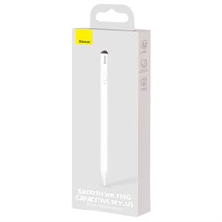 Baseus Smooth Writing Capacitive Stylus White SGodPEaPjqYXGBrfyzBnV3 - фото 21699
