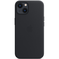 Чехол накладка iPhone 13 6.1" Leather Case (Magsafe IC) Midnight hx7OPWXqhNT9QTdjqjPWz3 - фото 21768