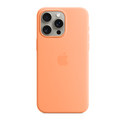Чехол накладка iPhone 15 Pro Silicone Case MagSafe Orange Sorbet Pb9Fl1mfisbGDxijyzTaP3 - фото 23467