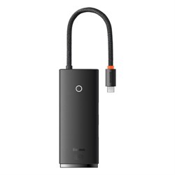 Переходник - Хаб Baseus AirJoy BS-OH019 HUB Adapter Type-C 6-Port Black cj-m6JVNhl4683-QsppGR3 - фото 27243
