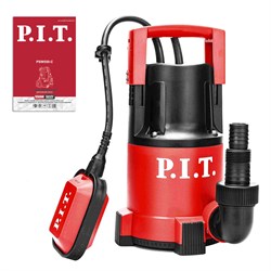 Дренажный насос P.I.T. PSW550-C2 (550Вт, чистая вода, напор 15м, 300л/мин, нерж. сталь) PSW550-C2 - фото 28552