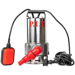Дренажный насос P.I.T. PSW900-W2 (900Вт, грязная вода, напор 9м, 250л/мин, нерж. сталь) PSW900-W2 - фото 28554