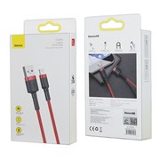 кабель Lightning 1м Baseus Cafule Cable CALKLF-B19 Черный/Красный BZoszIMVi-JEgQTFx8ejT3