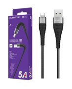 кабель BOROFONE BX32 черный USB to Lightning 1м OOkR09xWieY8KPVV5IEEM3