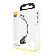 Светильник со встроенный аккумулятором на прищепке Baseus Comfort Reading Mini Clip Lamp Dark Gray d8i7CF5DhVk6k222LFJrA1