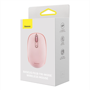 Беспроводная мышь Baseus F01b Tri-Mode Wireless Mouse Baby Pink L5CFLDJTgY72zka-Caghe1