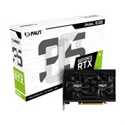 Palit GeForce RTX 3050 8192Mb, Dual 8G (NE63050018P1-1070D) 1xDVI-D, 1xHDMI, 1xDP, Ret NE63050018P1-1070D