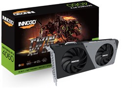 Inno3D GeForce RTX 4060 8192Mb, Twin X2 OC 8G (N40602-08D6X-173051N) 1xHDMI, 3xDP, Ret N40602-08D6X-173051N