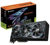 Gigabyte GeForce RTX 5070 12288Mb, AORUS Master 12 Gb (GV-N5070AORUS M-12GD) 1xHDMI, 3xDP, Ret GV-N5070AORUS M-12GD