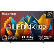 Телевизор 100" Hisense 100E7NQ, QLED, 4K Ultra HD, угольно-серый, СМАРТ ТВ, Vidaa 100E7NQ