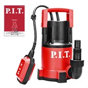 Дренажный насос P.I.T. PSW550-C2 (550Вт, чистая вода, напор 15м, 300л/мин, нерж. сталь) PSW550-C2