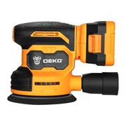 Аккумуляторная эксцентриковая шлифмашина Deko DKCG20-125, 20В, 1*2.0Ач 063-4022 063-4022