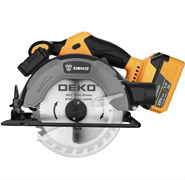 Циркулярная пила Deko CSDU20, 20В, 165мм, 1x5.0Ач 083-1104 083-1104
