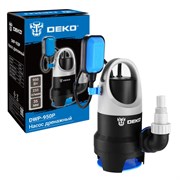 Дренажный насос Deko DWP-950P (грязевая, поплавок, 220В, 950Вт, пластик) 083-2023 083-2023