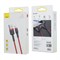 кабель Lightning 1м Baseus Cafule Cable CALKLF-B19 Черный/Красный BZoszIMVi-JEgQTFx8ejT3 - фото 18094