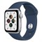 Apple Watch SE 2 44mm Silver Sport Band (S/M) 102436296805 - фото 19177