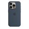 Чехол накладка iPhone 15 Pro Silicone Case MagSafe Storm Blue rt1GbSYRieQ0AWeqB3qTY3 - фото 19436