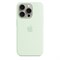 Чехол накладка iPhone 15 Pro Max Silicone Case MagSafe Soft Mint xvvMrH5AhTC-fjb0M7JD32 - фото 23432